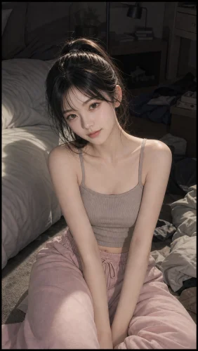 장선영 AI 화보 예시