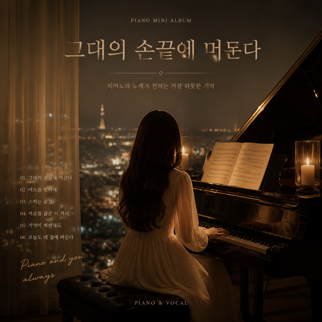 AI 음악 앨범 커버 예시